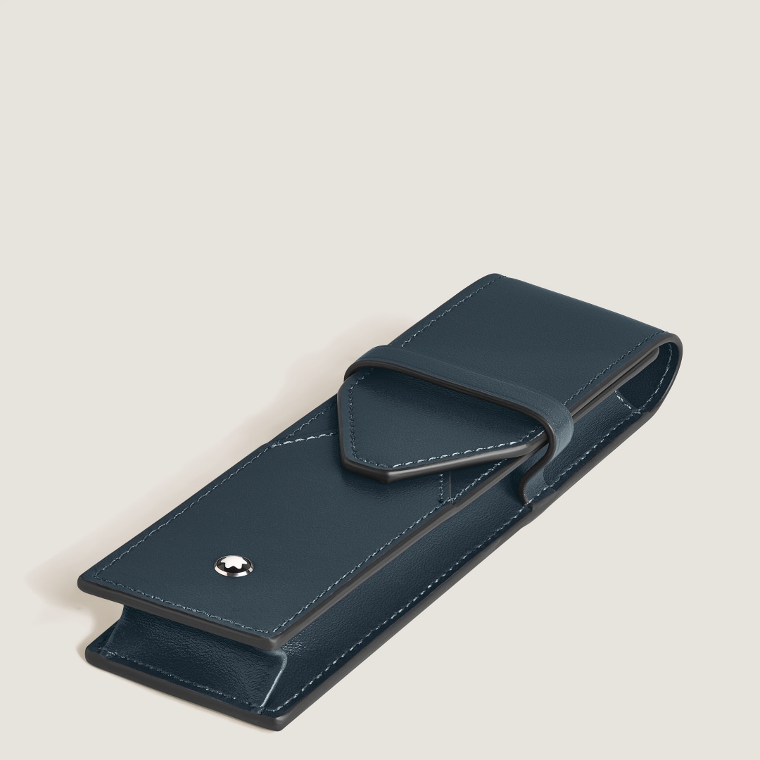 大班2支装笔袋 丝绒蓝