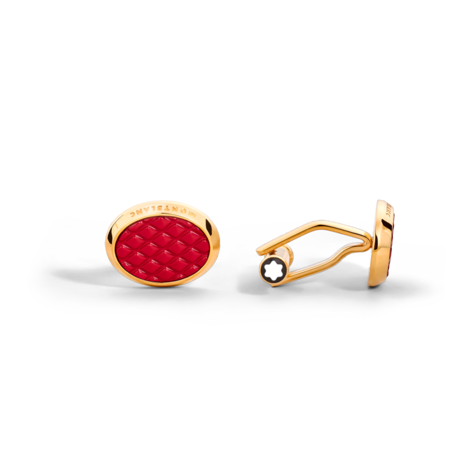 MB134469 - Cufflinks, Meisterstück, Red Lacquer