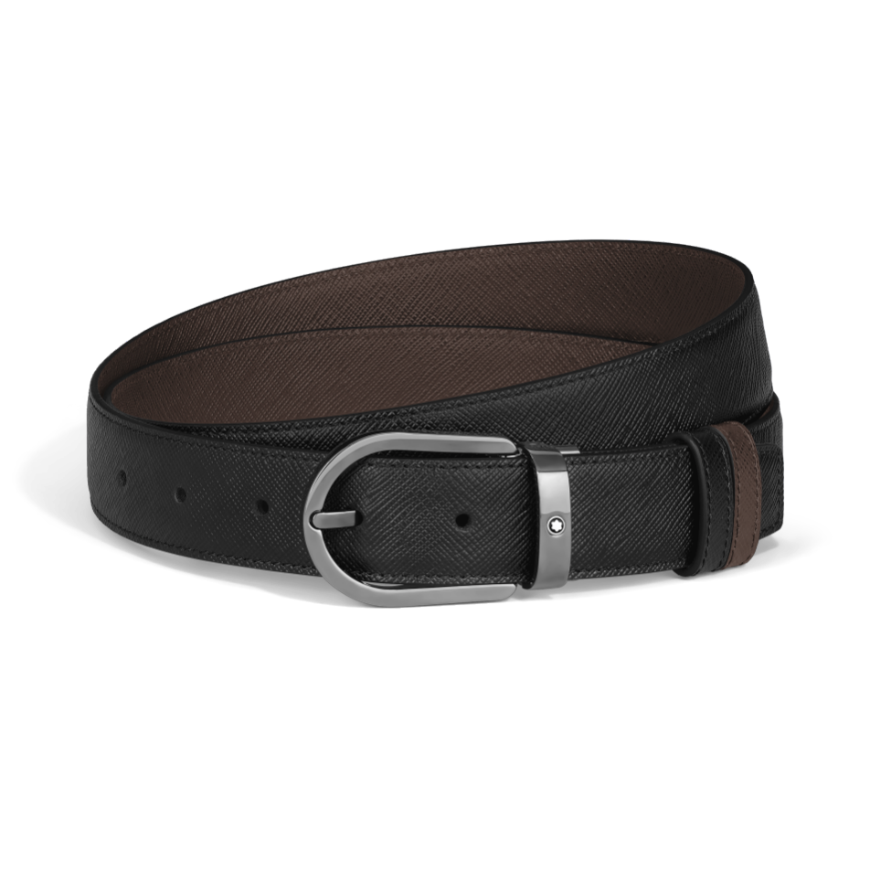 MB222355 - 马蹄形带扣双面腰带 30mm