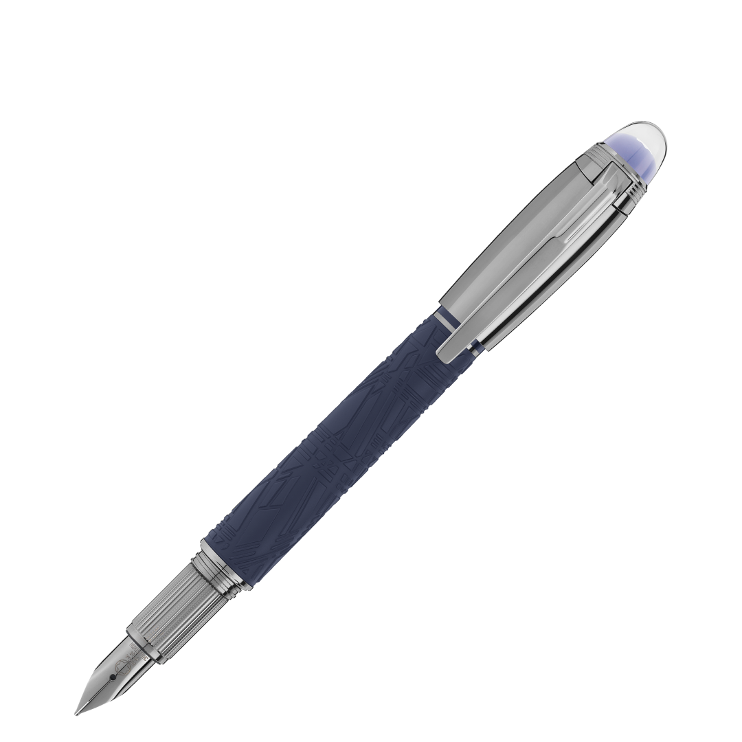 全新万宝龙星际行者系列幽蓝星辰双色特别款墨水笔