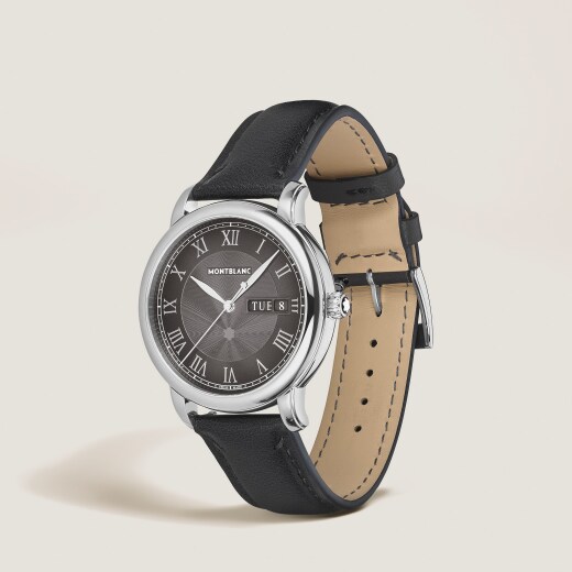 明星系列星期日期腕表 都市灰