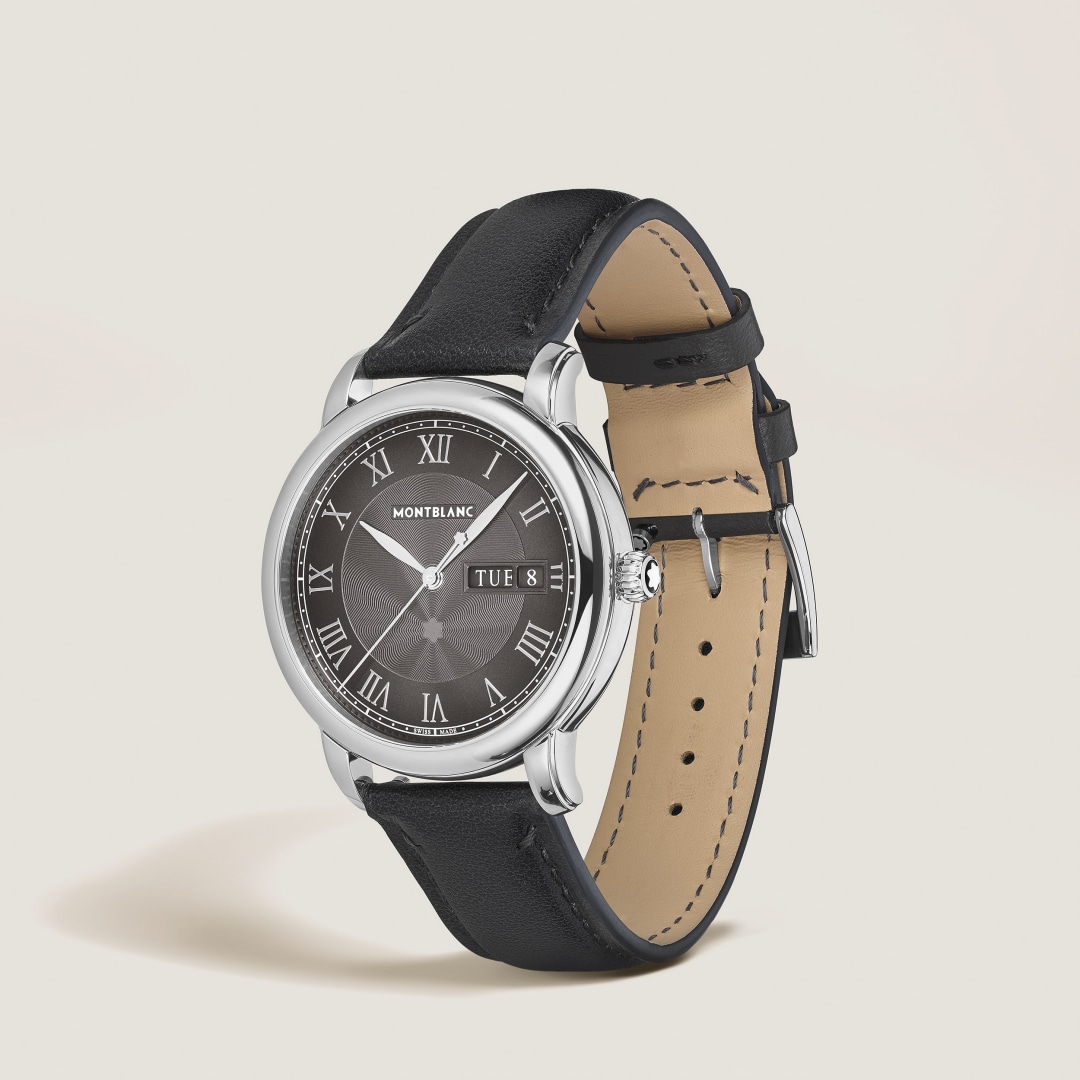 明星系列星期日期腕表 都市灰