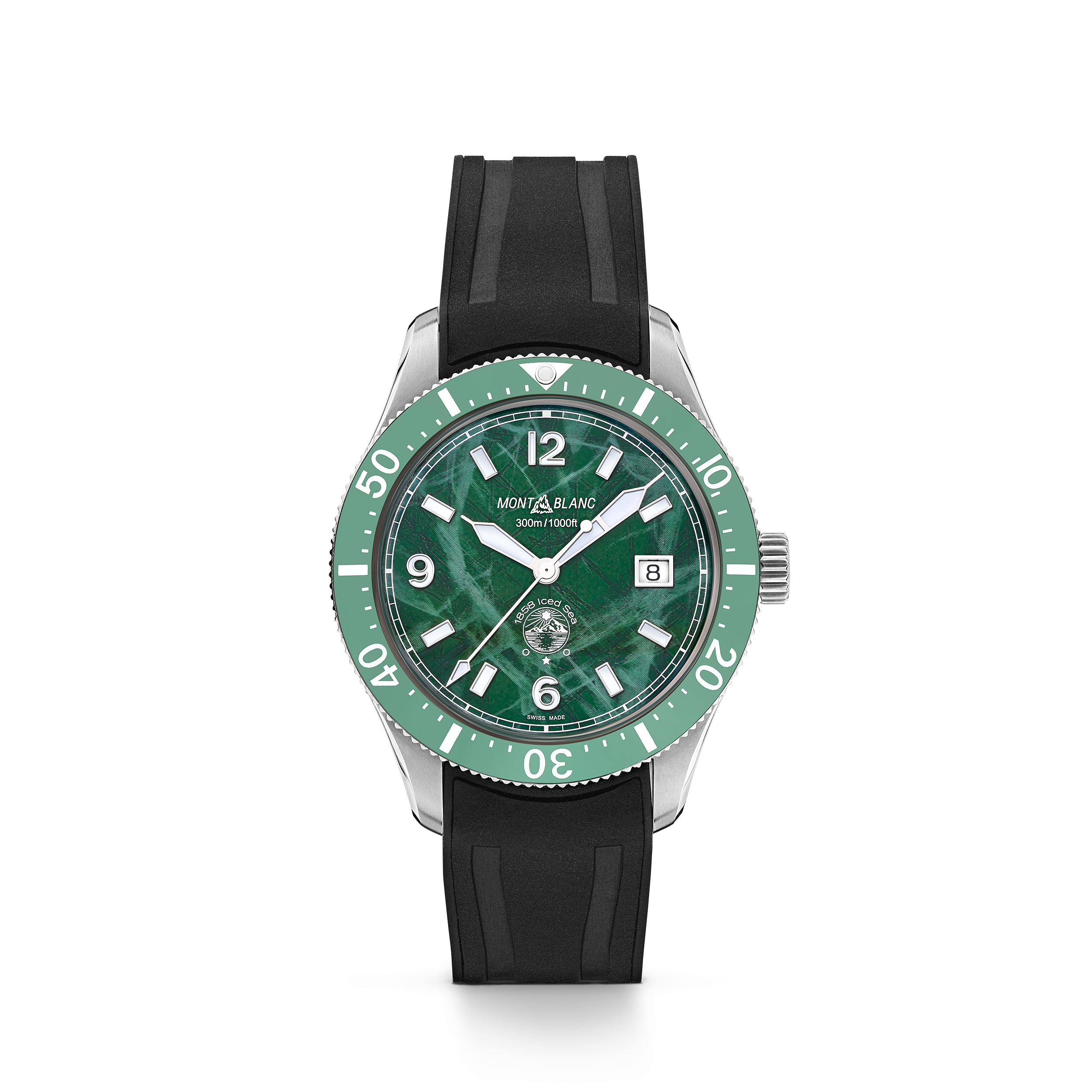 万宝龙冰川系列自动上链日期腕表