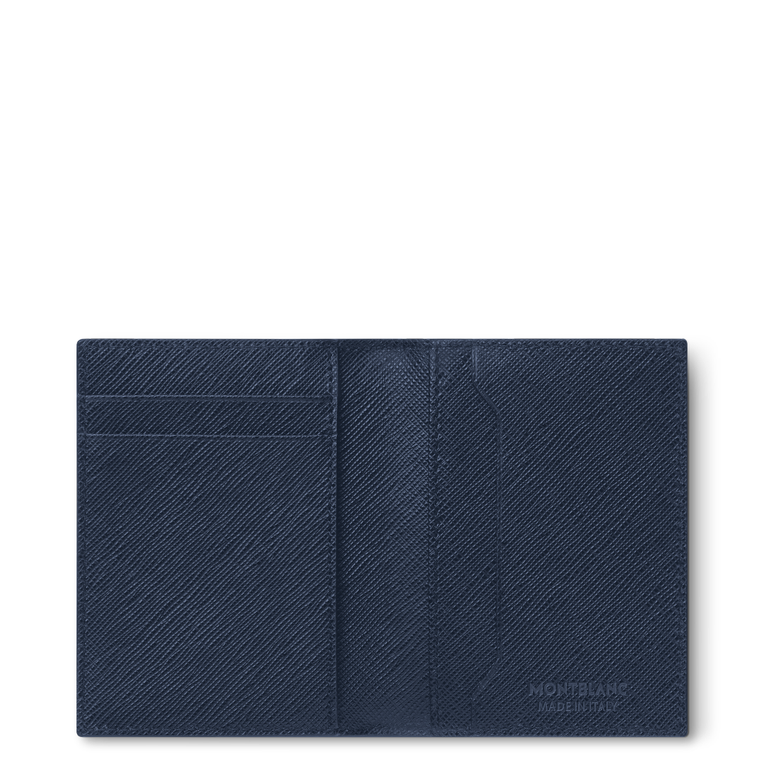 匠心系列4卡位卡片夹 墨水蓝