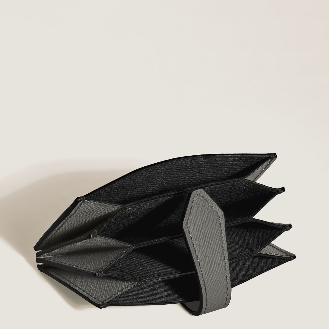 匠心系列5卡位按扣卡片夹 典雅灰