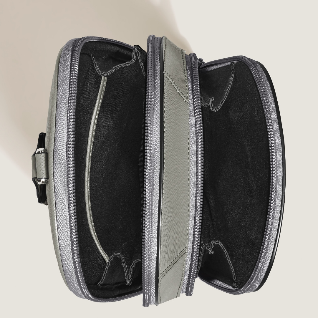 匠心系列斜挎包 典雅灰