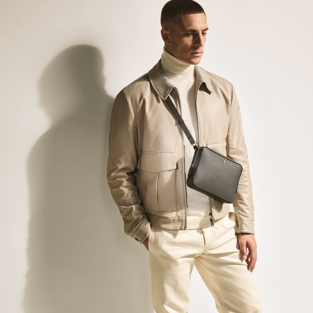 匠心系列迷你邮差包 典雅灰