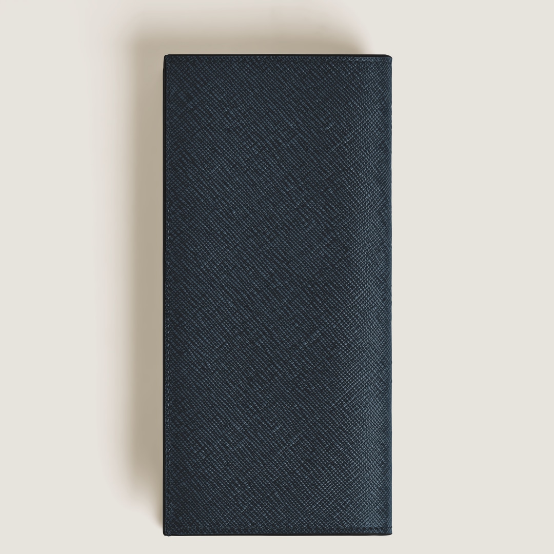 Sartorial wallet 14cc with zipped pocket 