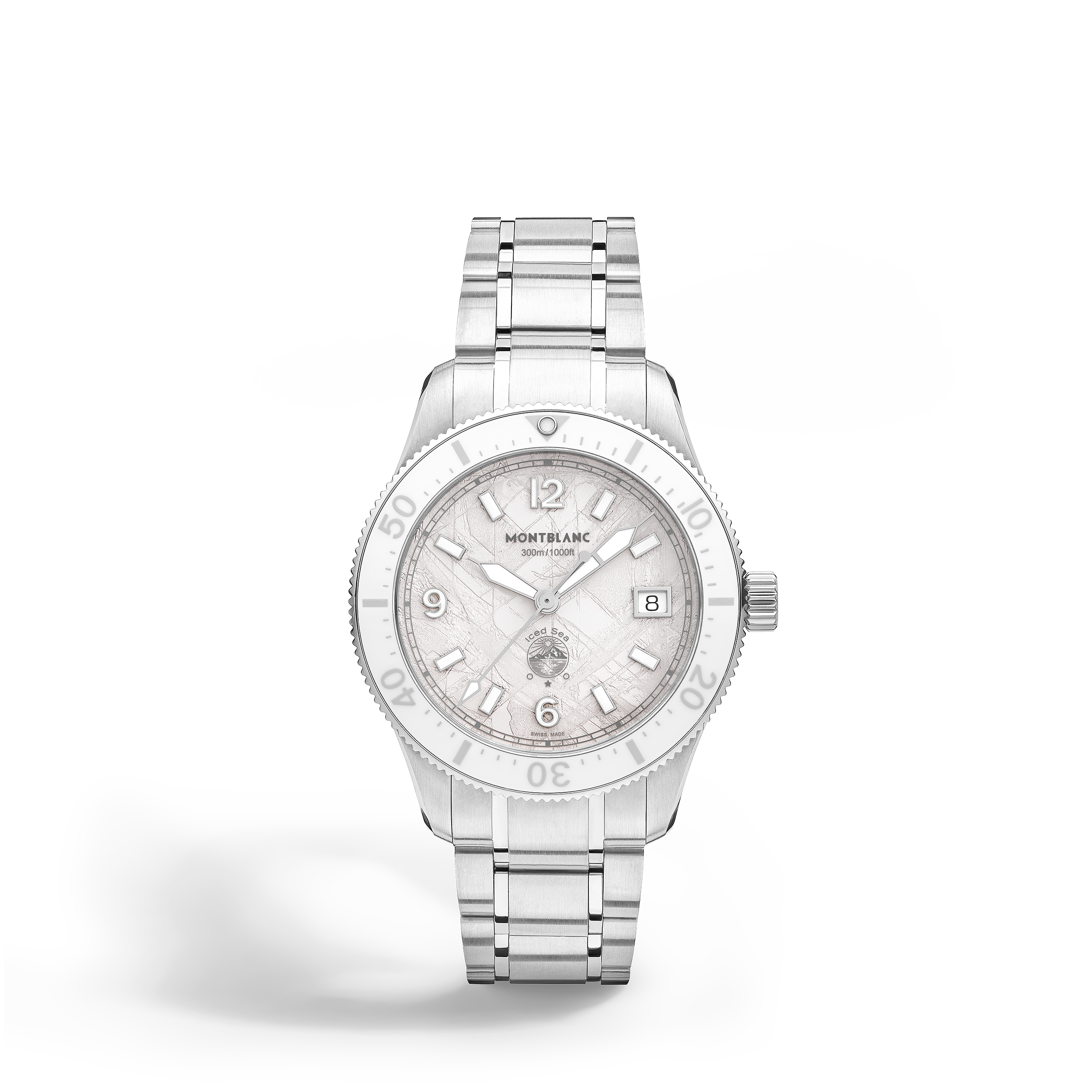 冰川系列潜水无氧腕表 冰川白特别款