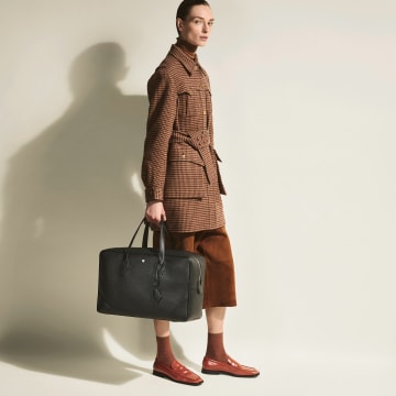 软皮精选系列149手提袋 经典黑