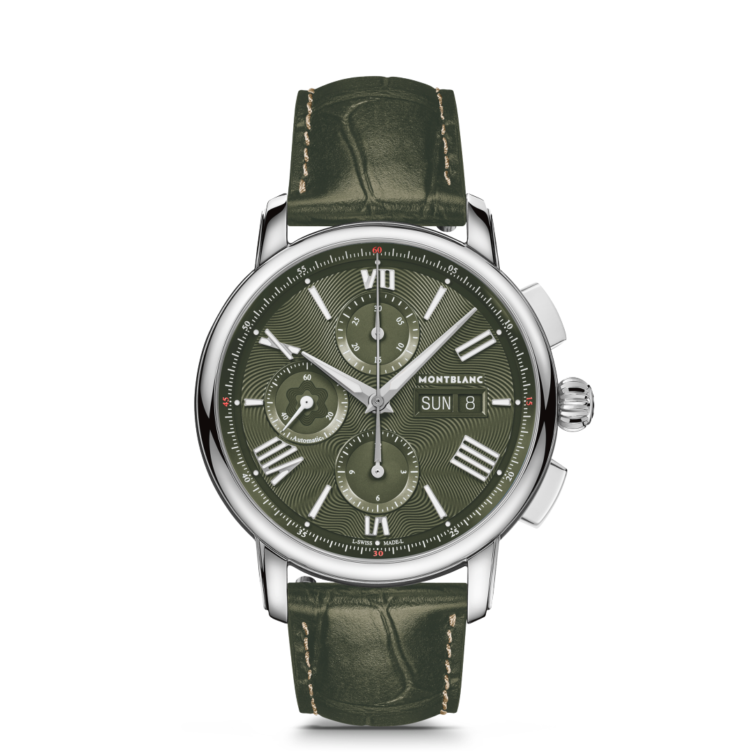 明星系列星期日期计时腕表 丛林绿（全球800枚）