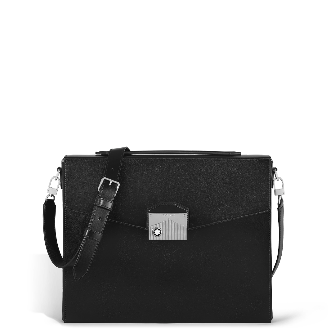 大班系列山峰扣通勤手提包 经典黑