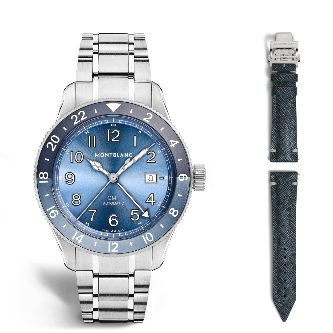 万宝龙1858系列GMT无氧腕表