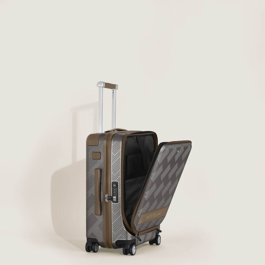 风尚3.0#MY4810多功能旅行箱 复古银