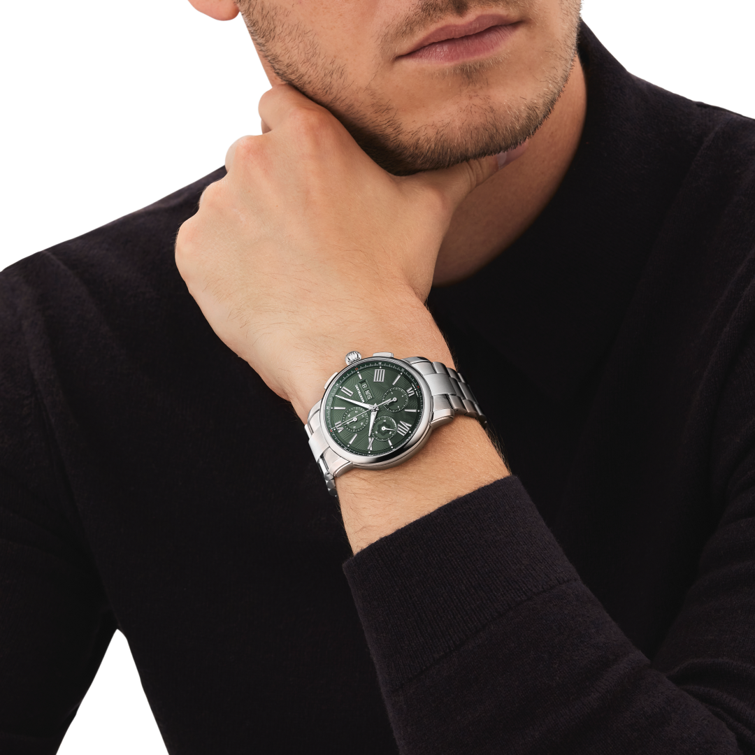 明星系列星期日期计时腕表 丛林绿（全球800枚）