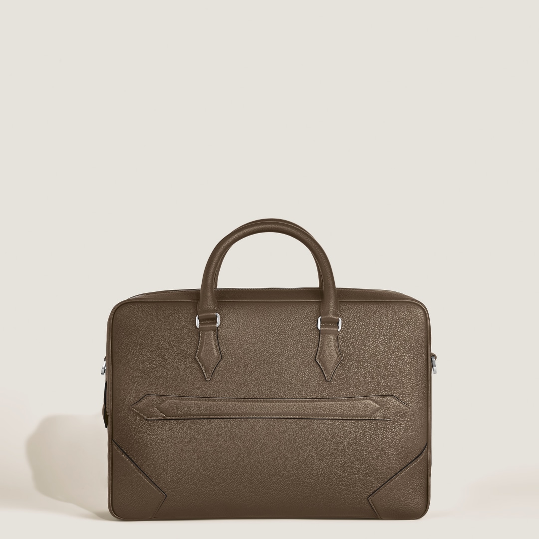 中号粒面皮公文包