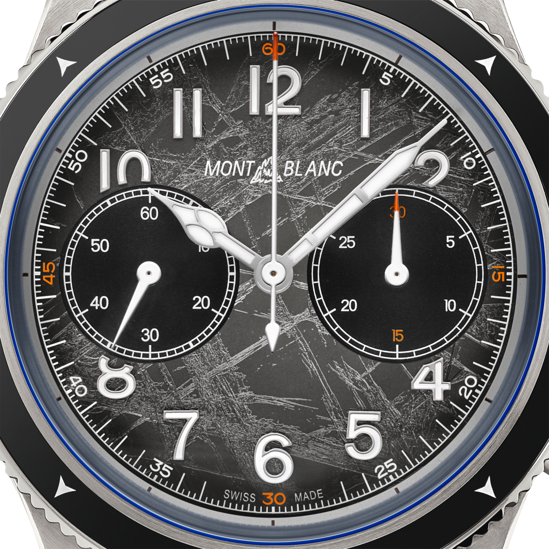 万宝龙1858系列自动上链计时无氧码表 海拔八千米特别款