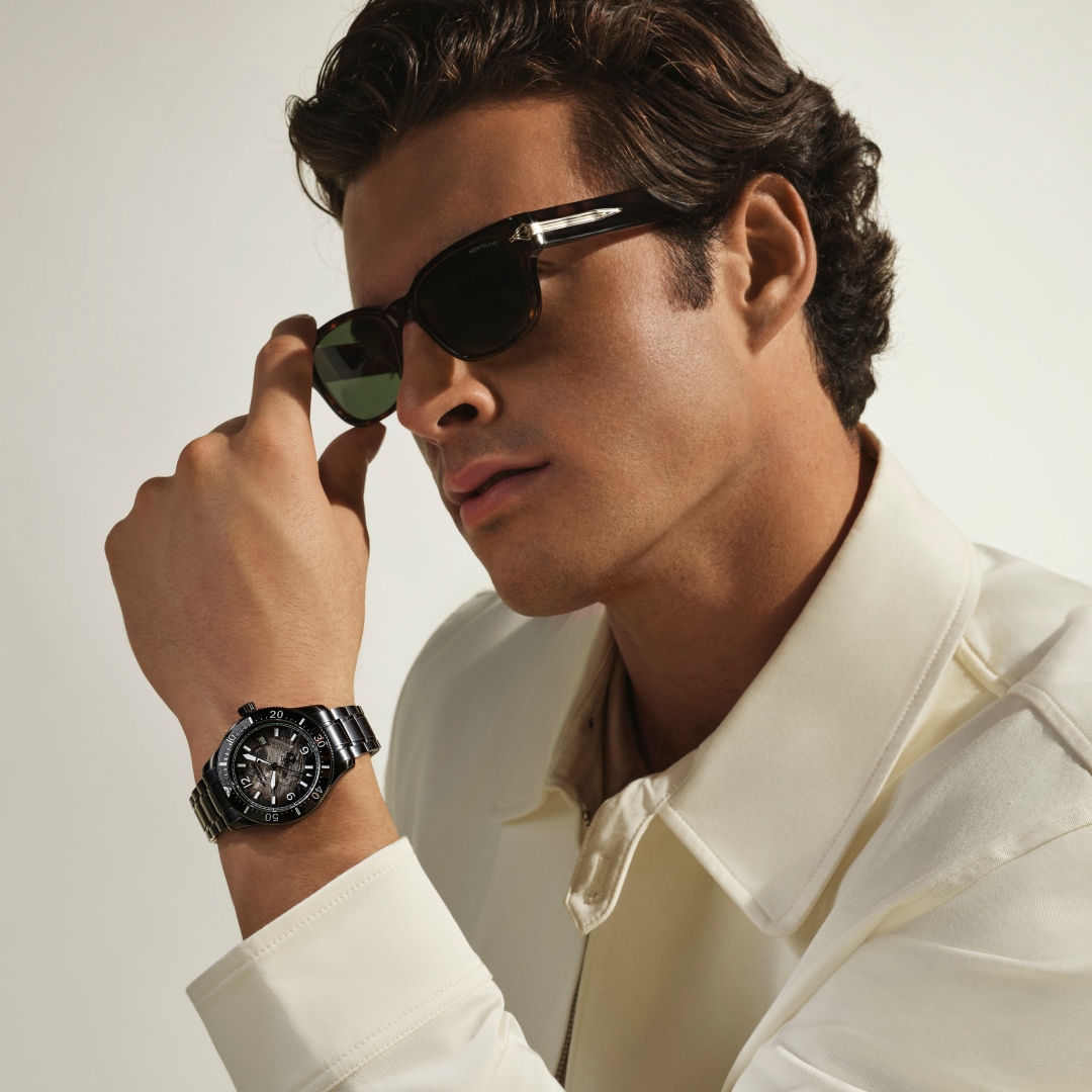 万宝龙冰川系列潜水无氧腕表