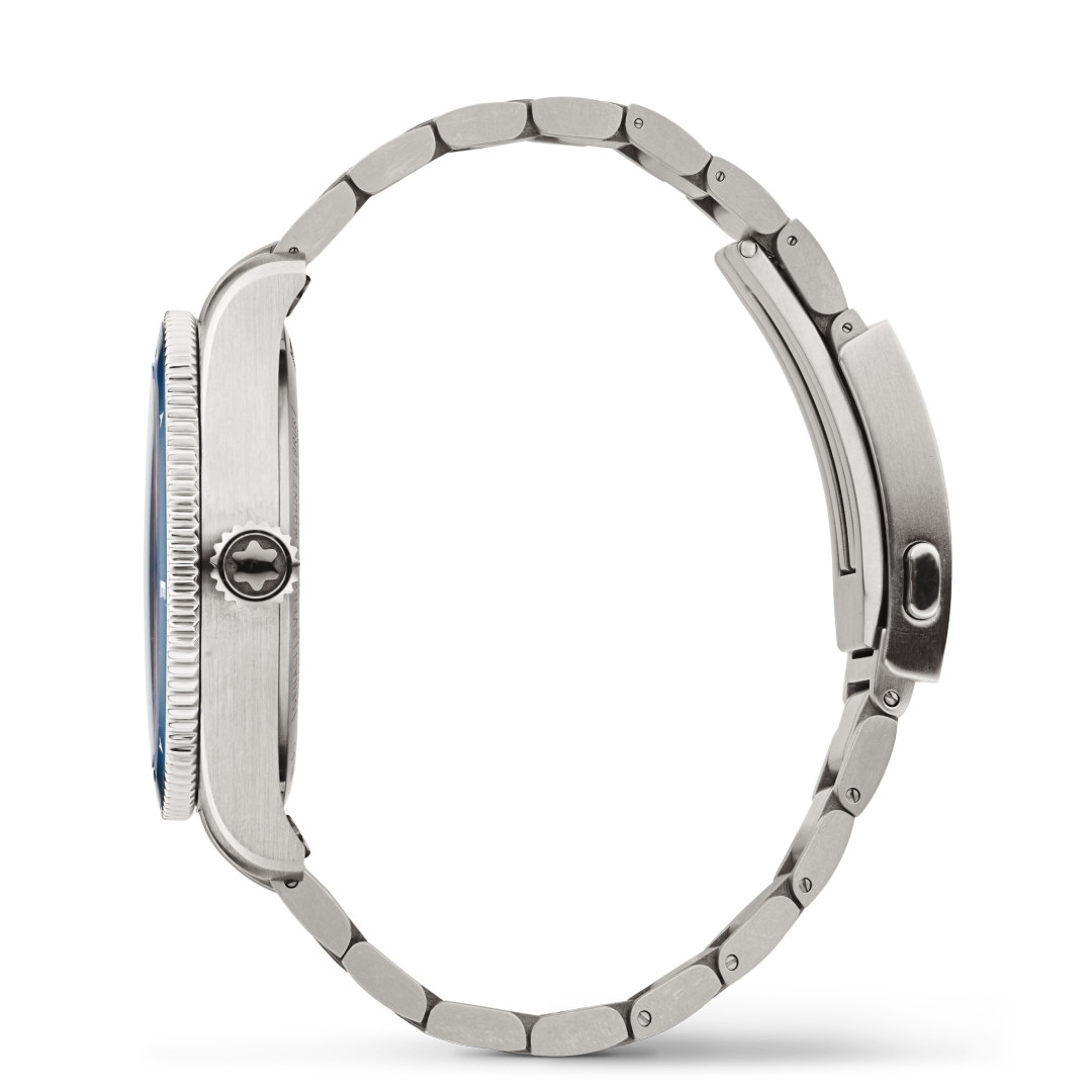 万宝龙1858系列南北半球世界时无氧腕表 南极探险限量款 （全球1990枚）