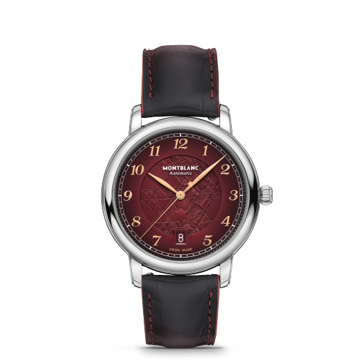 明星系列自动上链腕表 勃艮第红（全球1786枚）